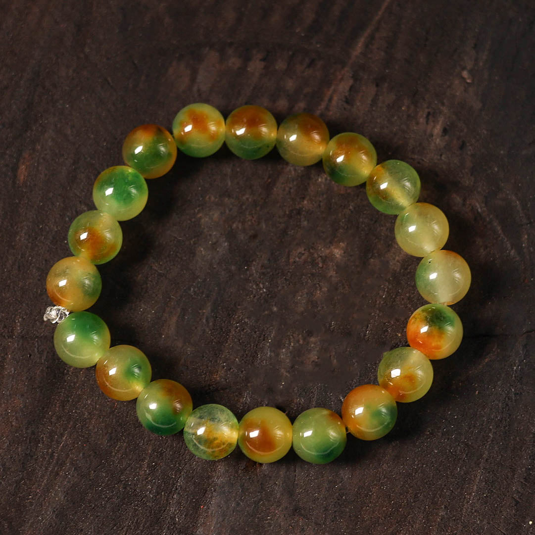 Multicolor - handcrafted glass stone bracelet 03