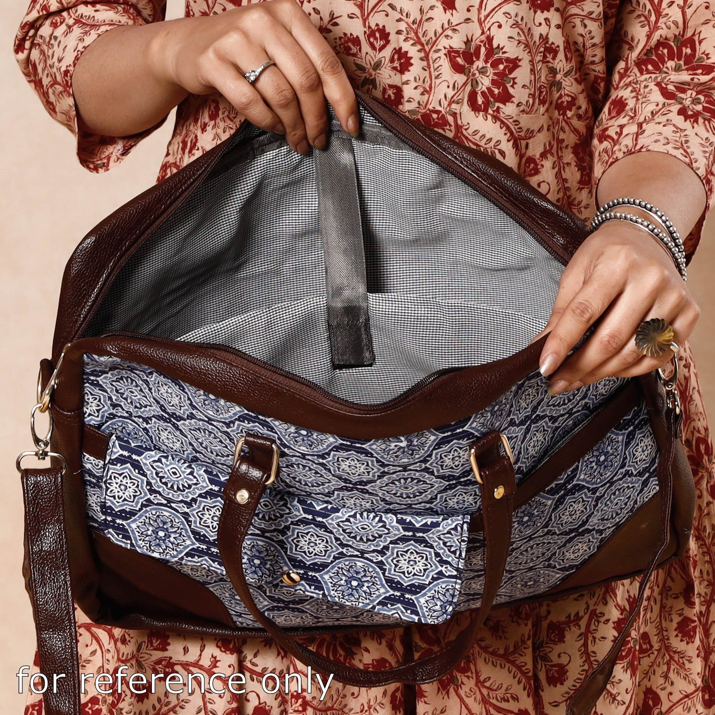 Handcrafted Block Printed Laptop Bag