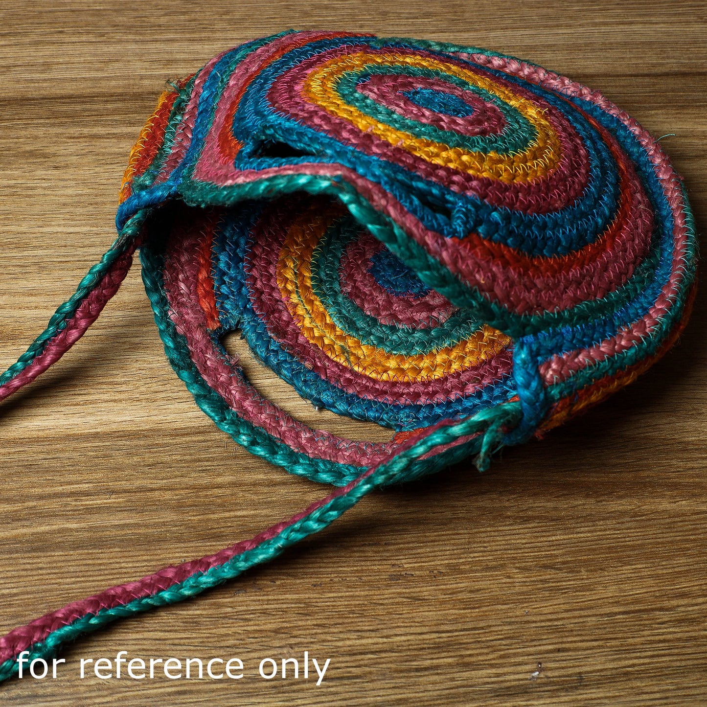 Handcrafted Multipurpose Jute Round Sling Bag