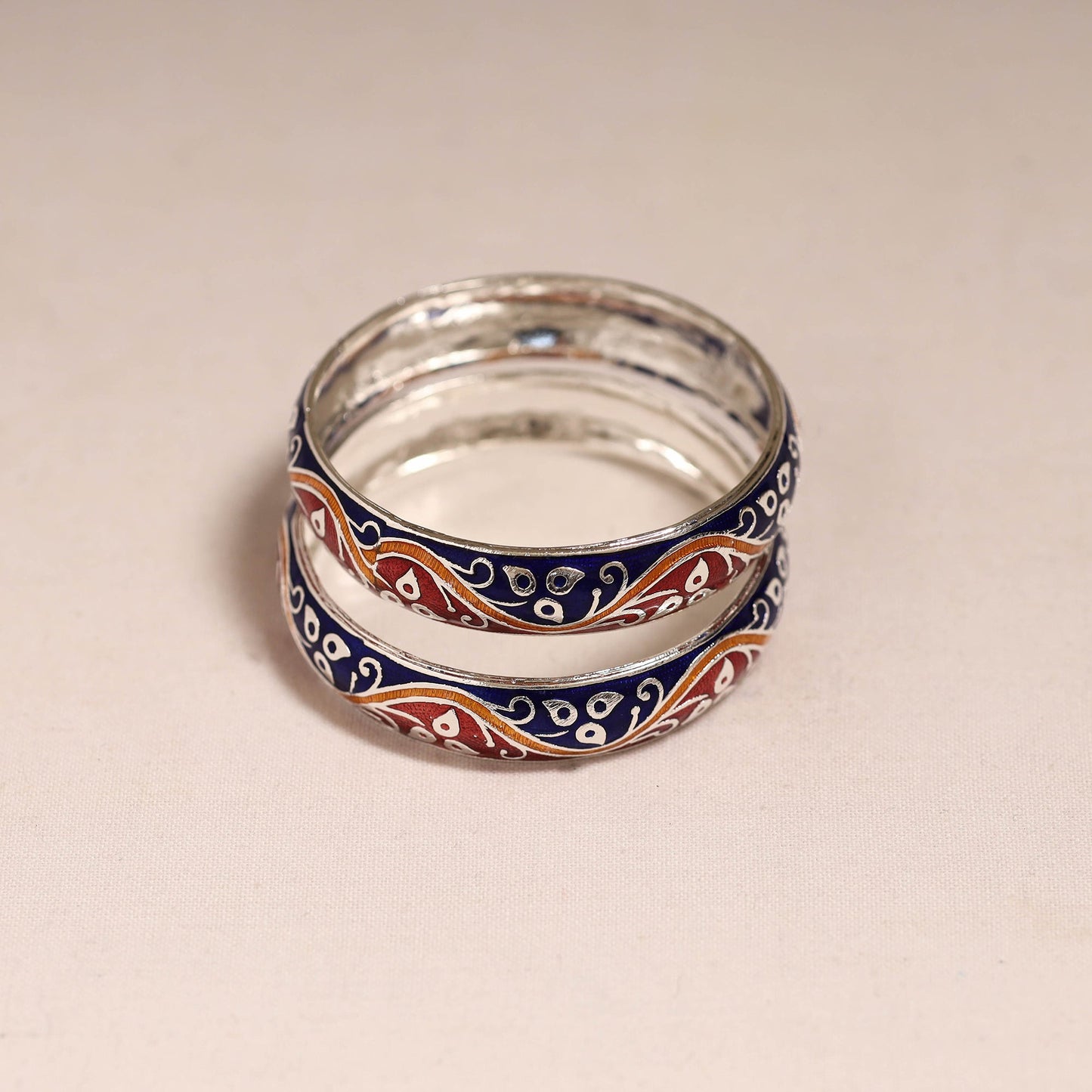 Handcrafted paka meenakari bangles (set of 2) 275