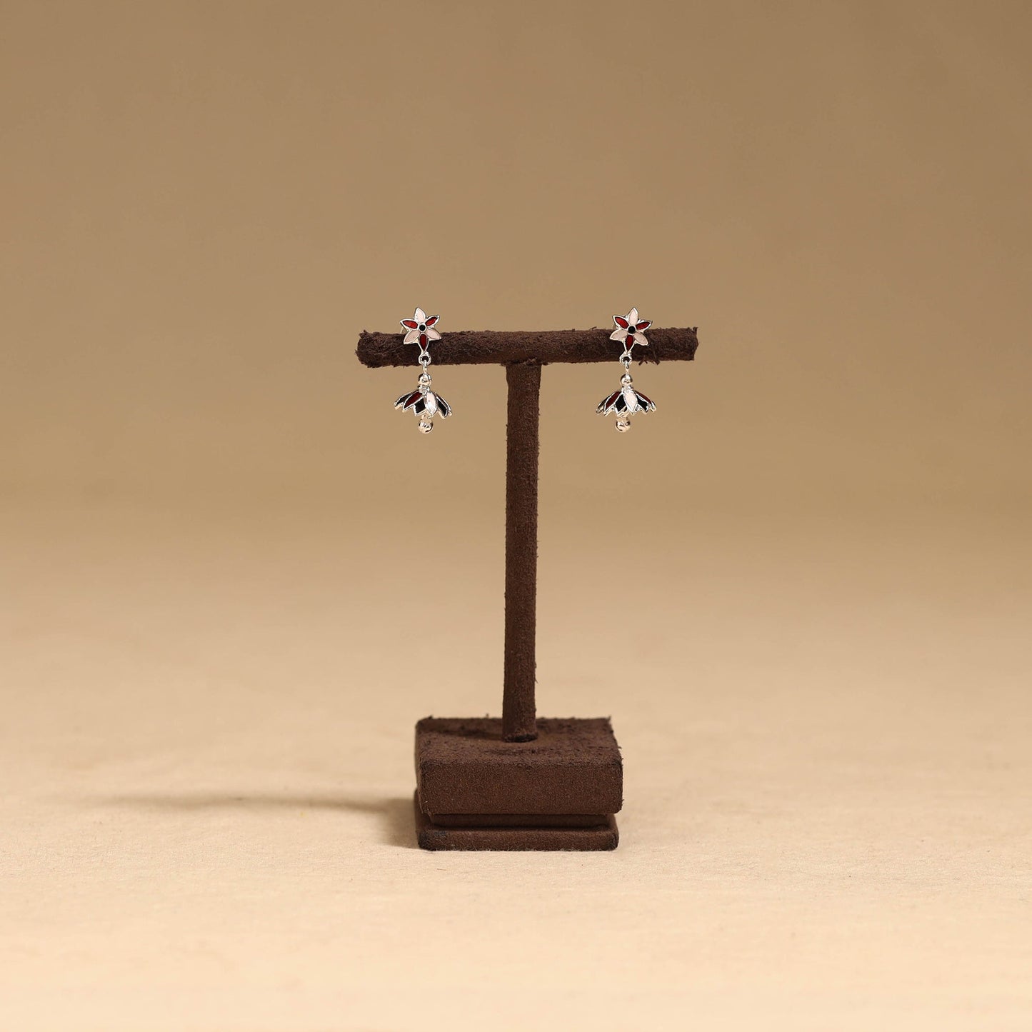 Handcrafted paka meenakari earrings 123