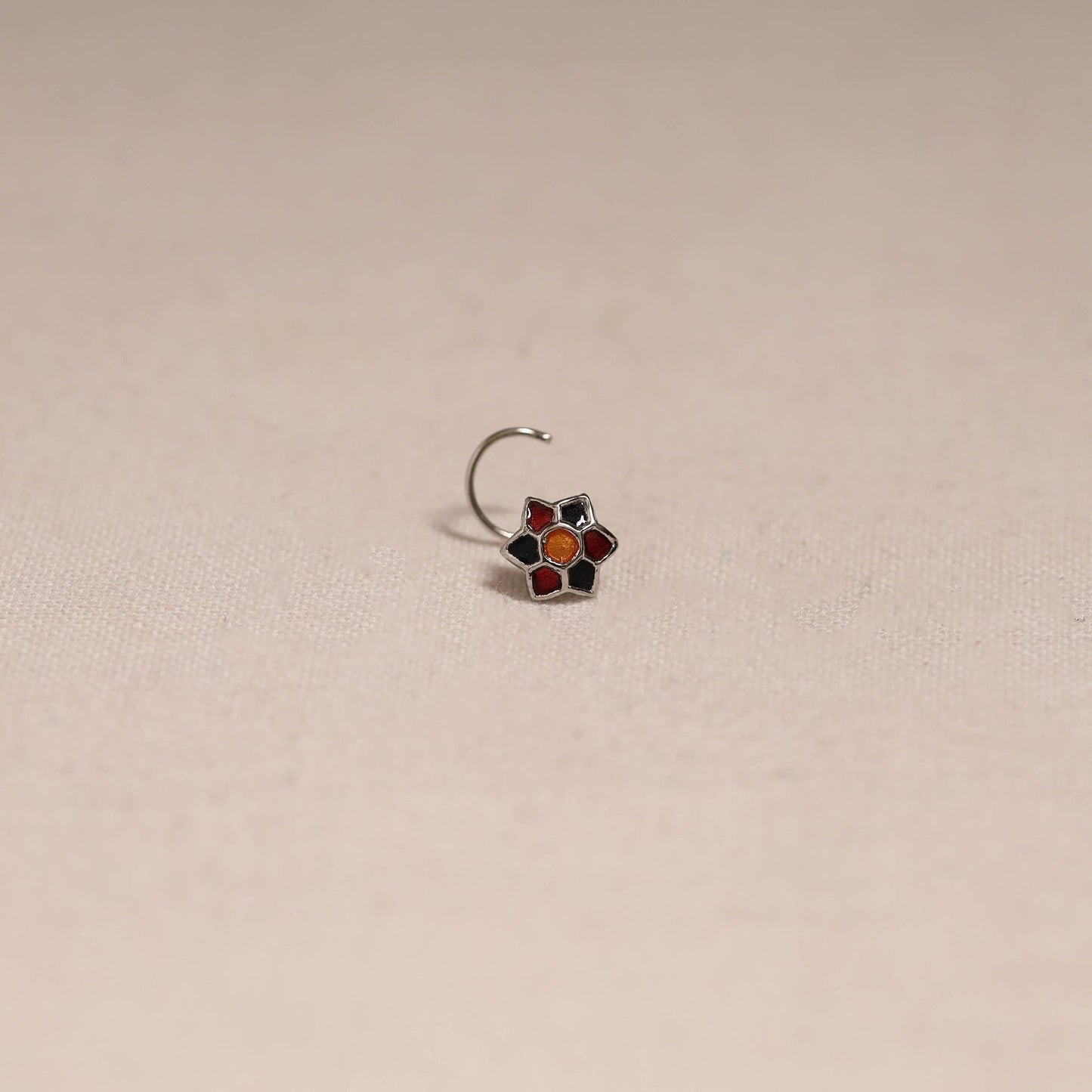 Handcrafted paka meenakari nosepin 170