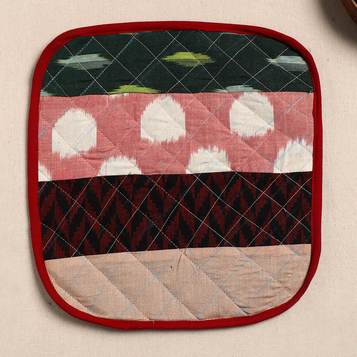 Multicolor Handcrafted Patchwork Cotton Pot Holder