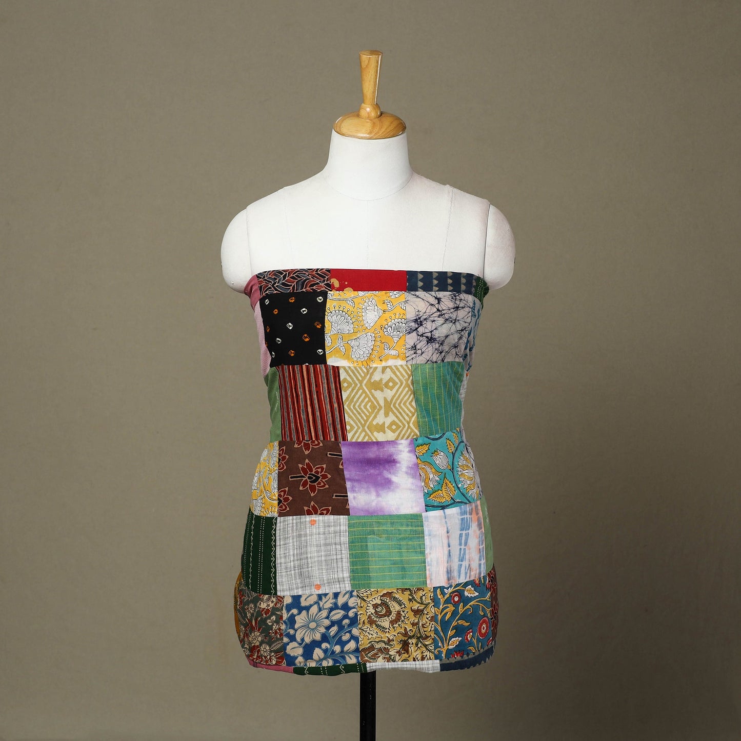 Handcrafted Patchwork Cotton Kurta Material
