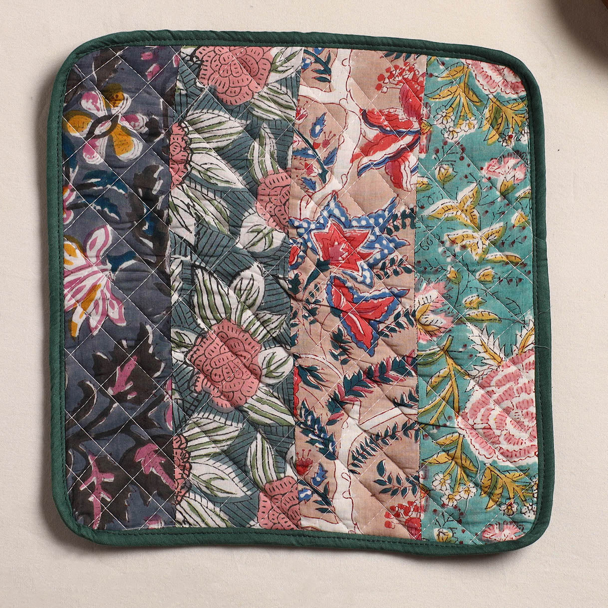 Multicolor Handcrafted Patchwork Pot Holder
