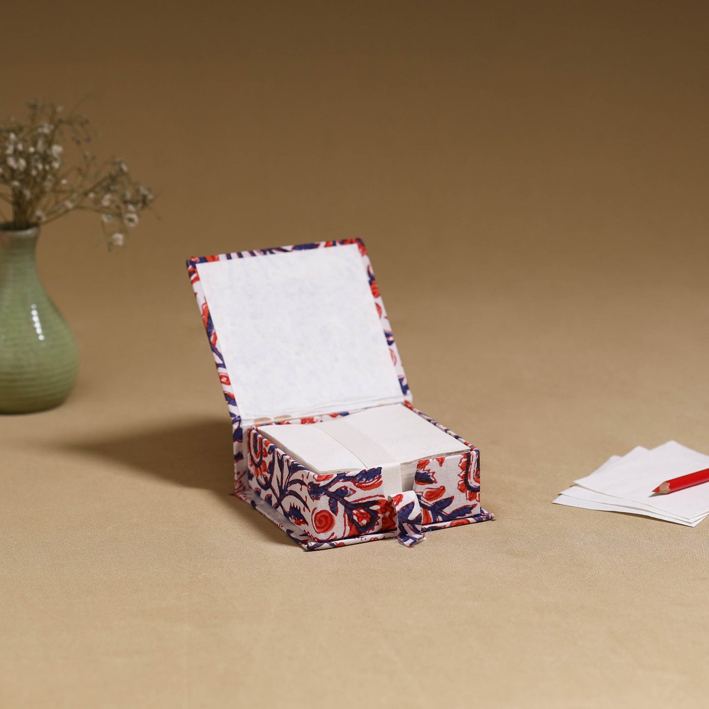 Multicolor - handcrafted printed card holder with slips 11