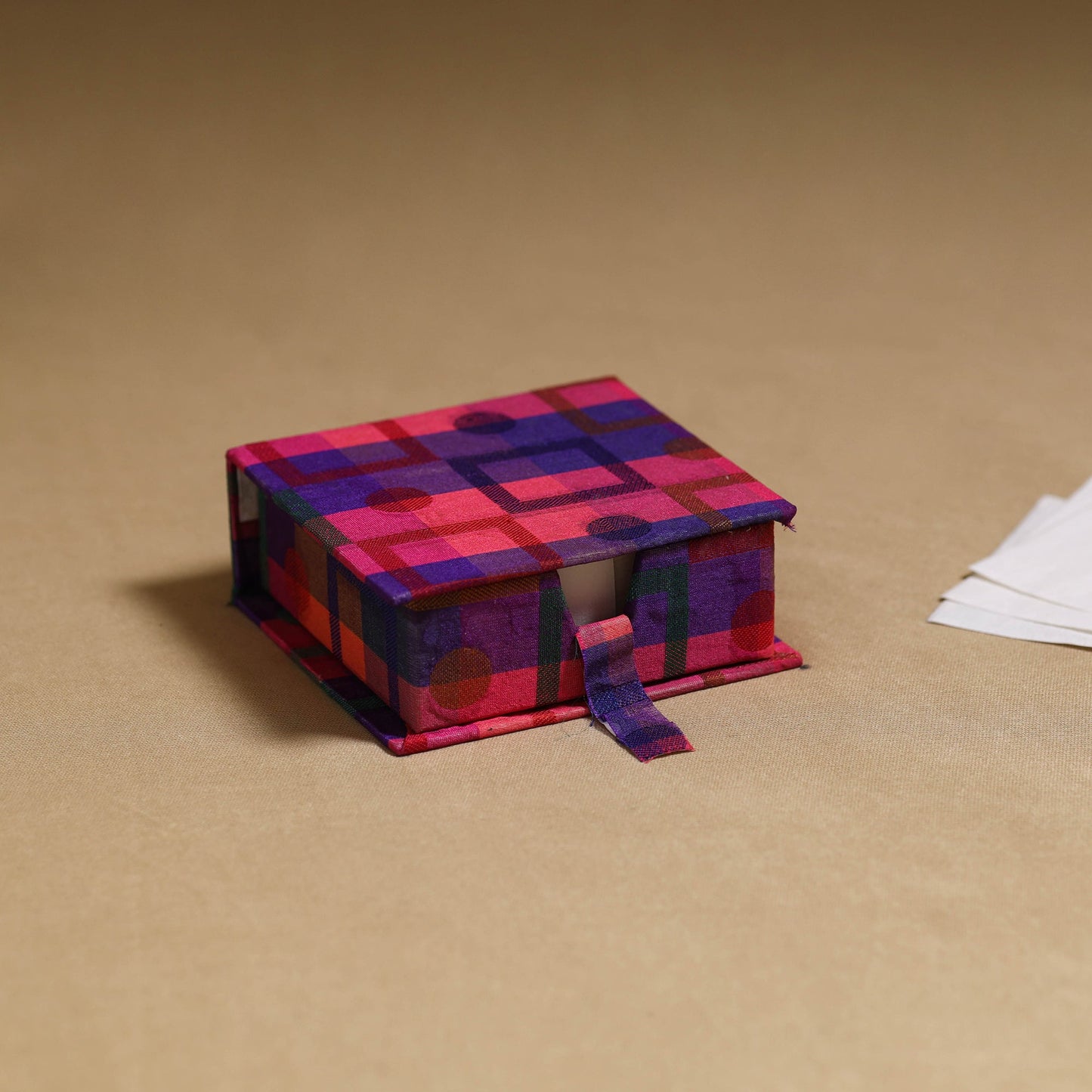 Multicolor - handcrafted printed card holder with slips 19
