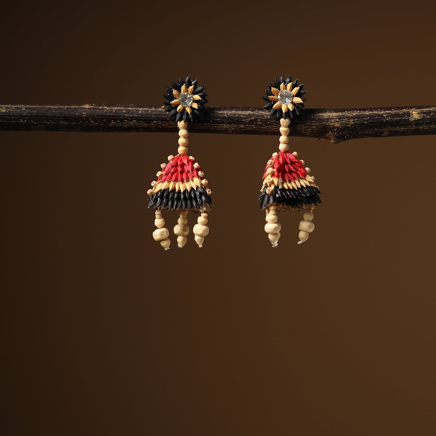 Handcrafted Rice Paddy Earrings by Putul Das Mitra Online India
