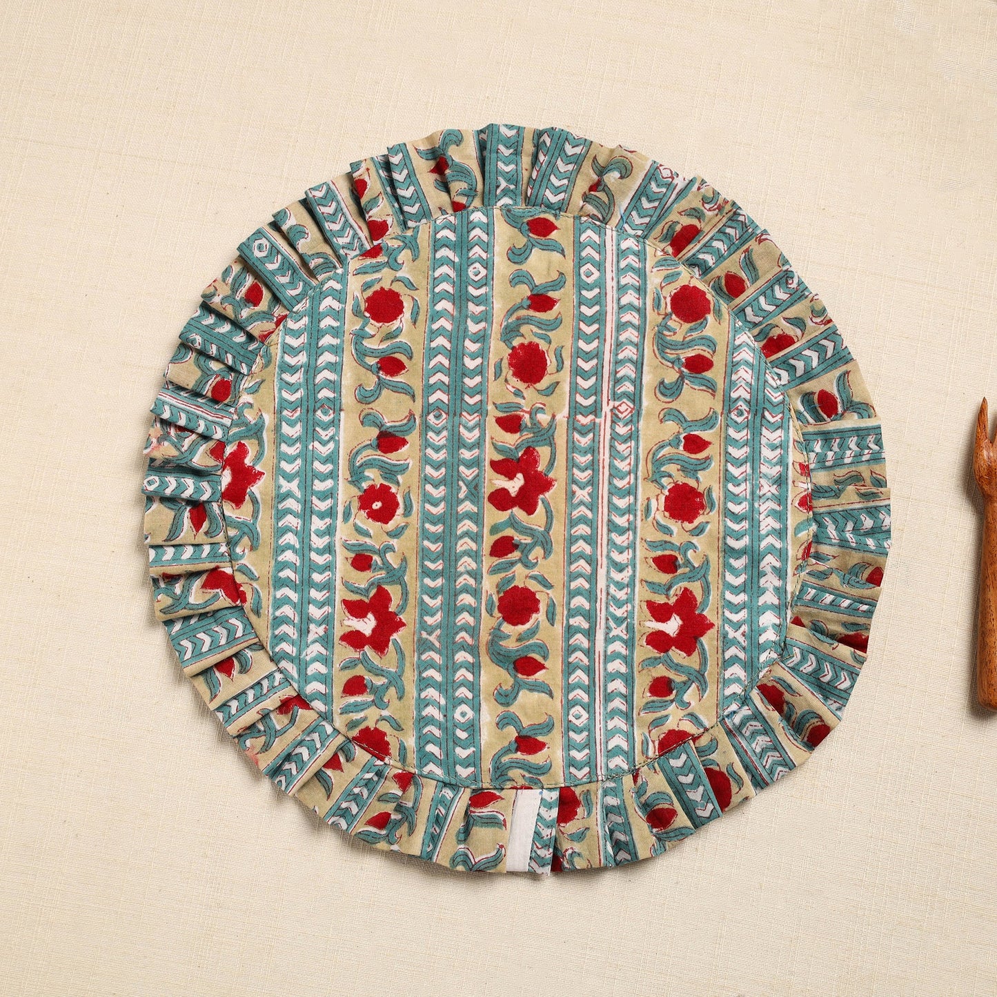 Multicolor Handcrafted Sanganeri Cotton Pot Holder