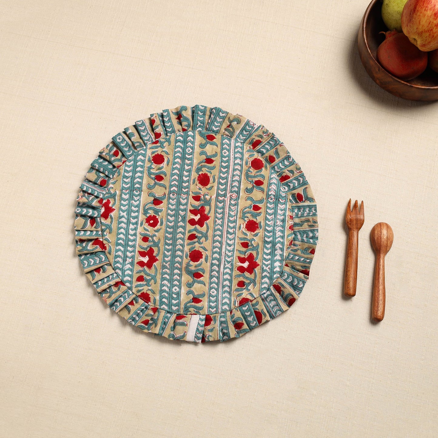 Multicolor Handcrafted Sanganeri Cotton Pot Holder