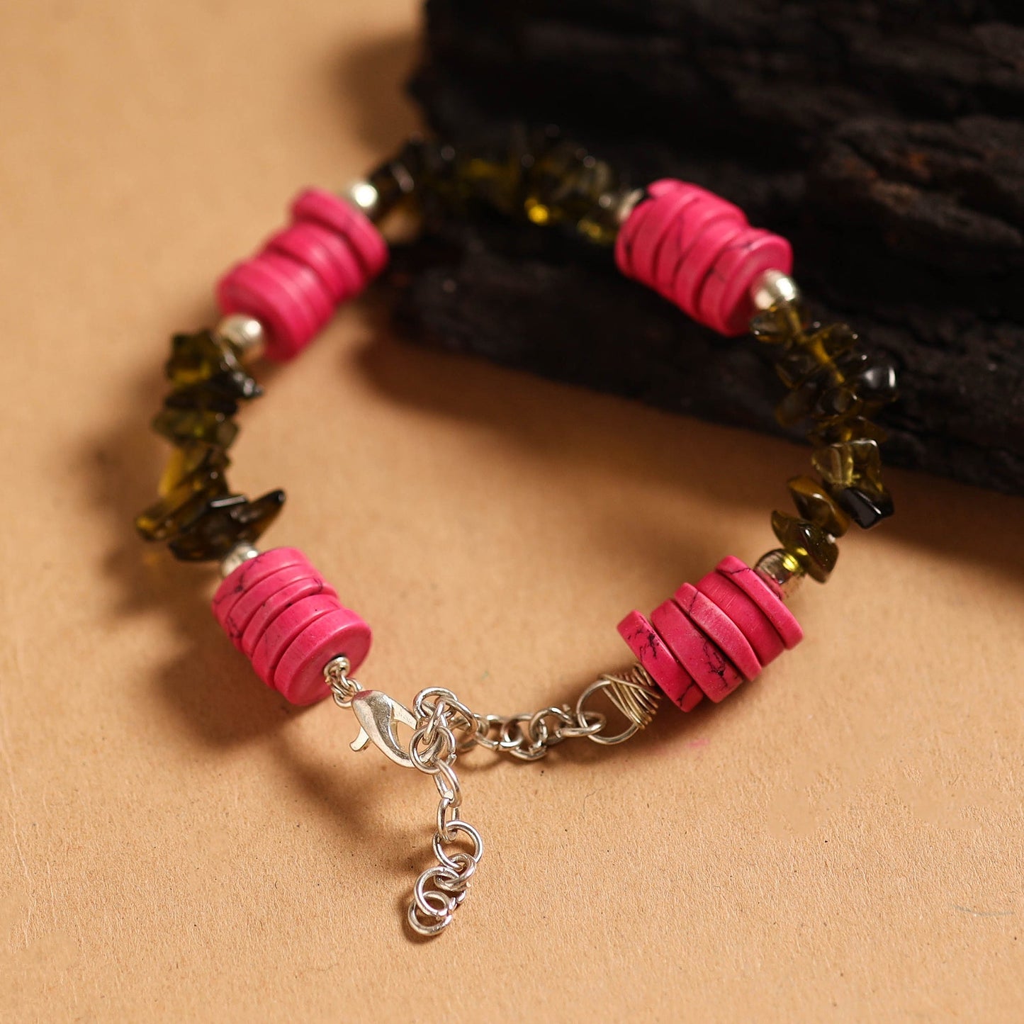 Handcrafted stone work bracelet 07