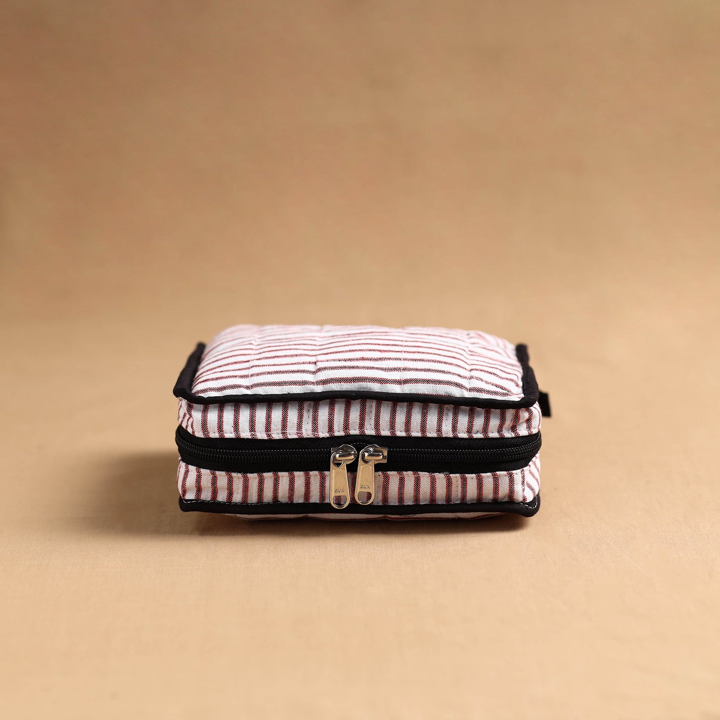 Multicolor Handmade 4 Pocket Jewellery Pouch