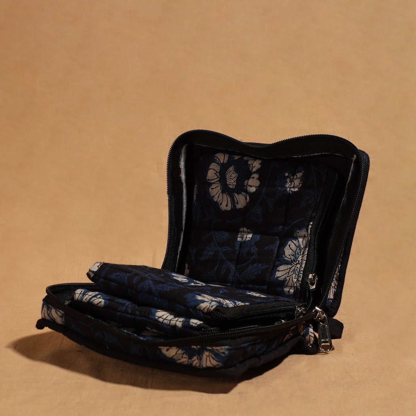 Multicolor Handmade 4 Pockets Cotton Jewelry Bag