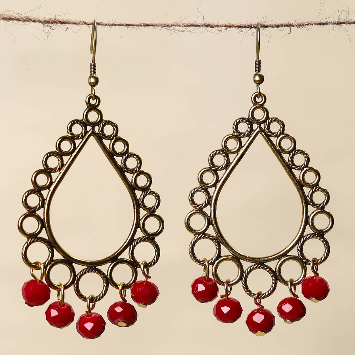 Multicolor - handmade beaded earrings 04 - handcrafted