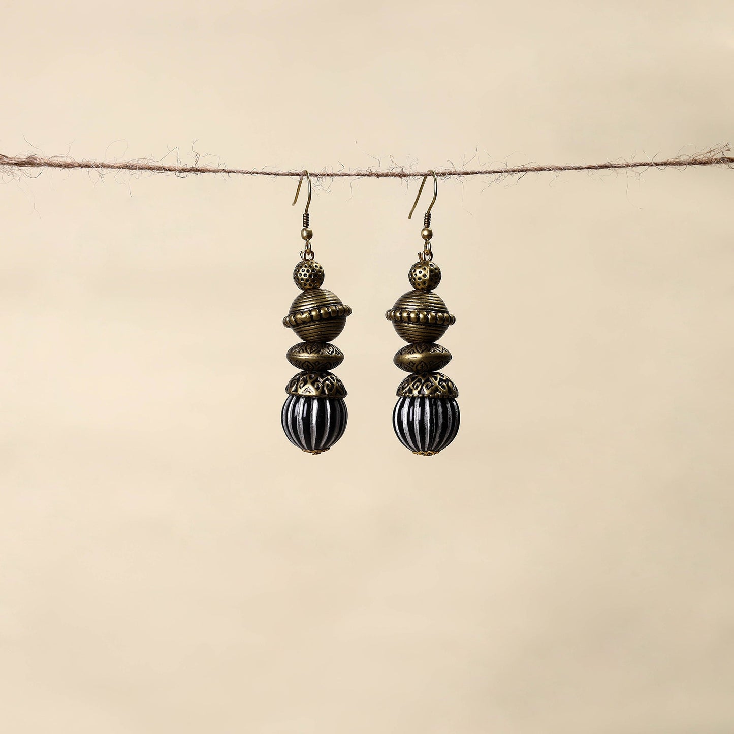 Multicolor - handmade beaded earrings 70 - handcrafted