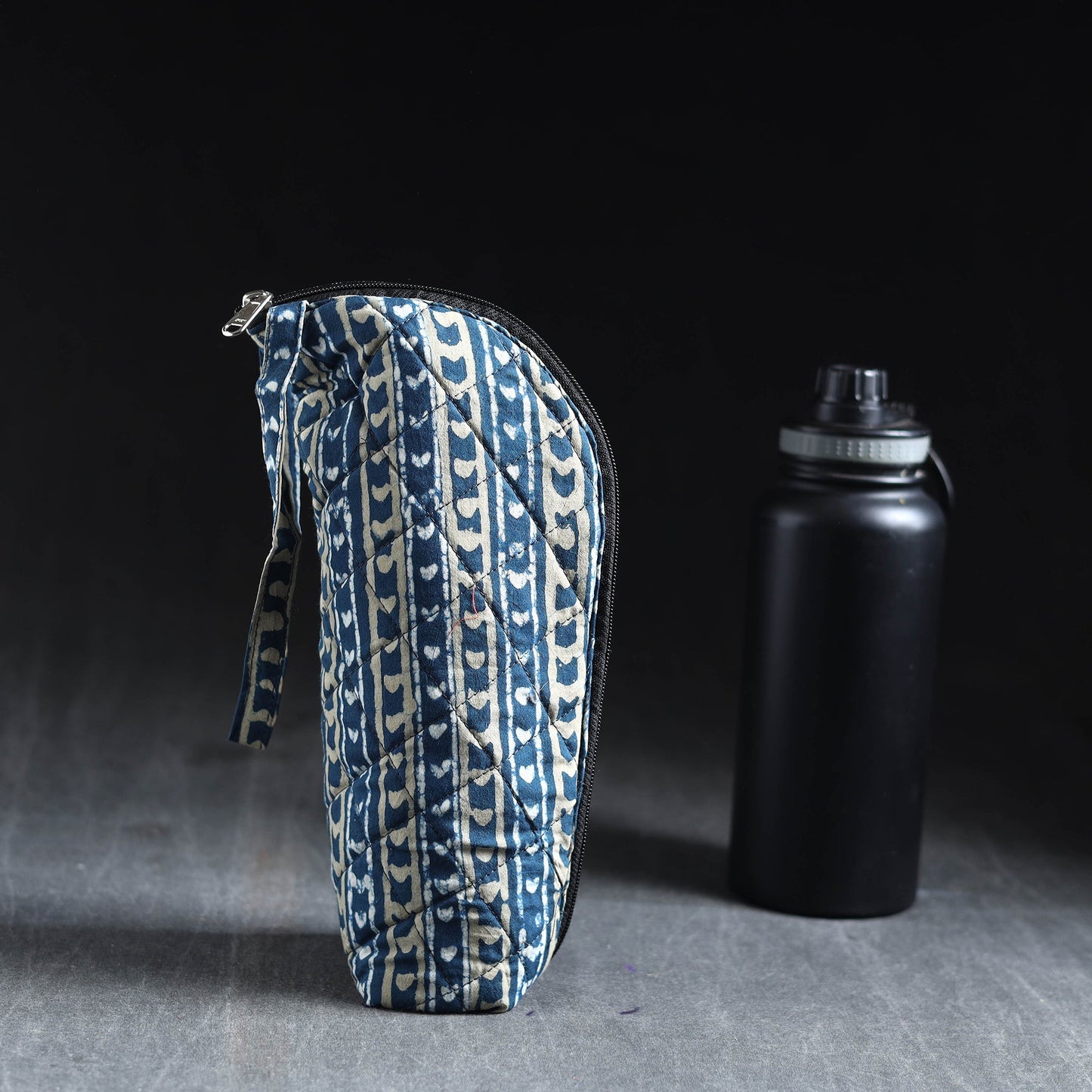 Multicolor Handmade Cotton 1L Water Bottle Cover