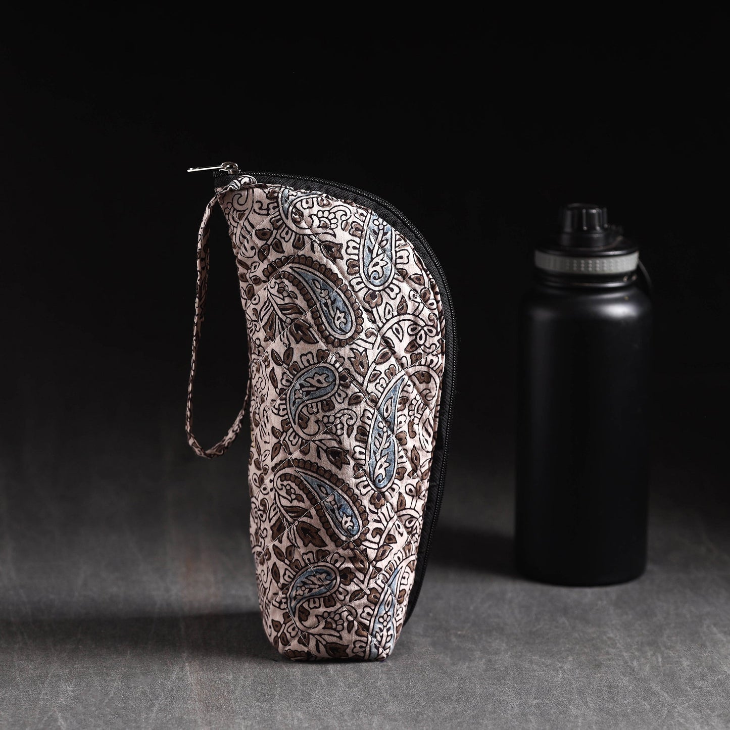 Multicolor Handmade Cotton 1L Water Bottle Cover