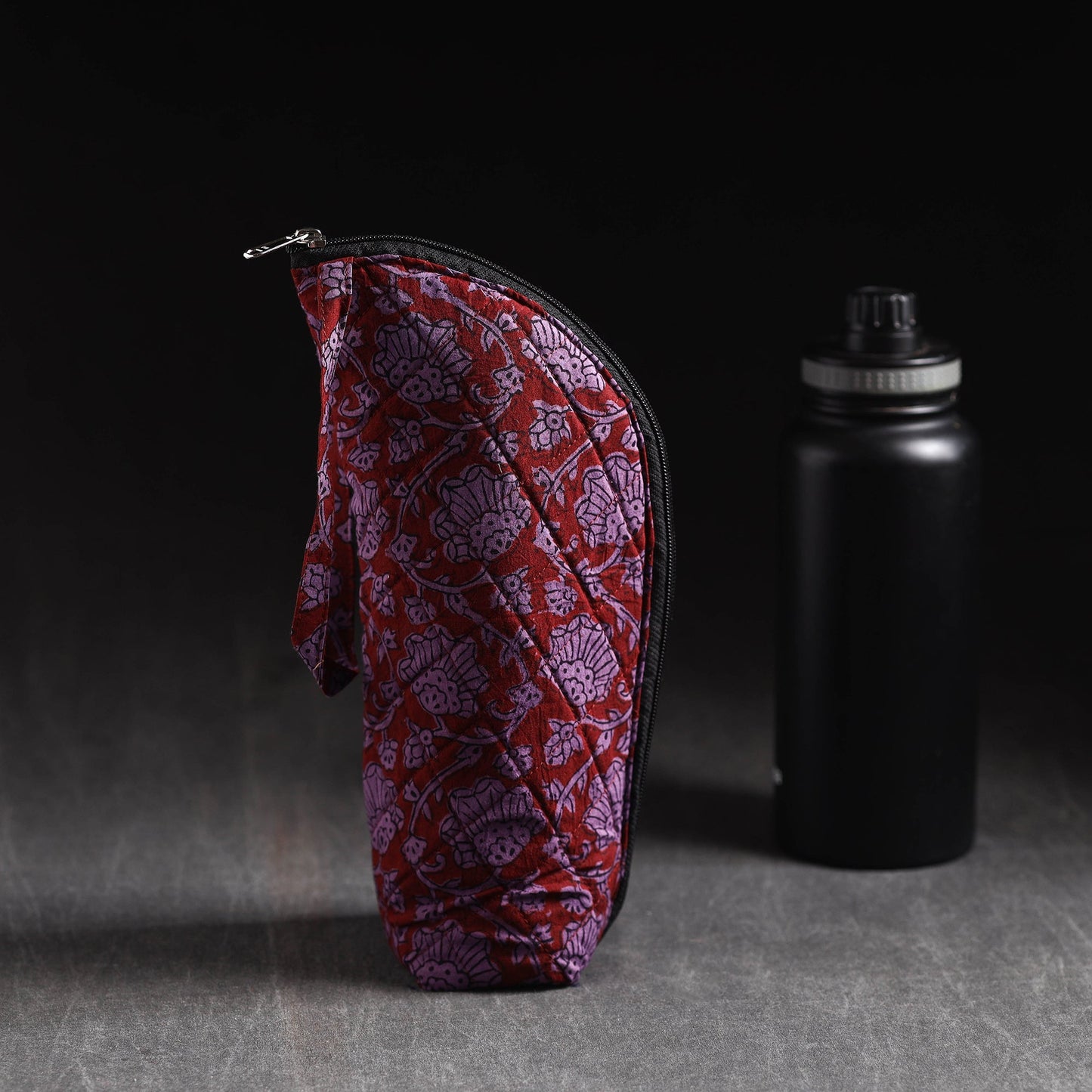 Multicolor Handmade Cotton 1L Water Bottle Cover