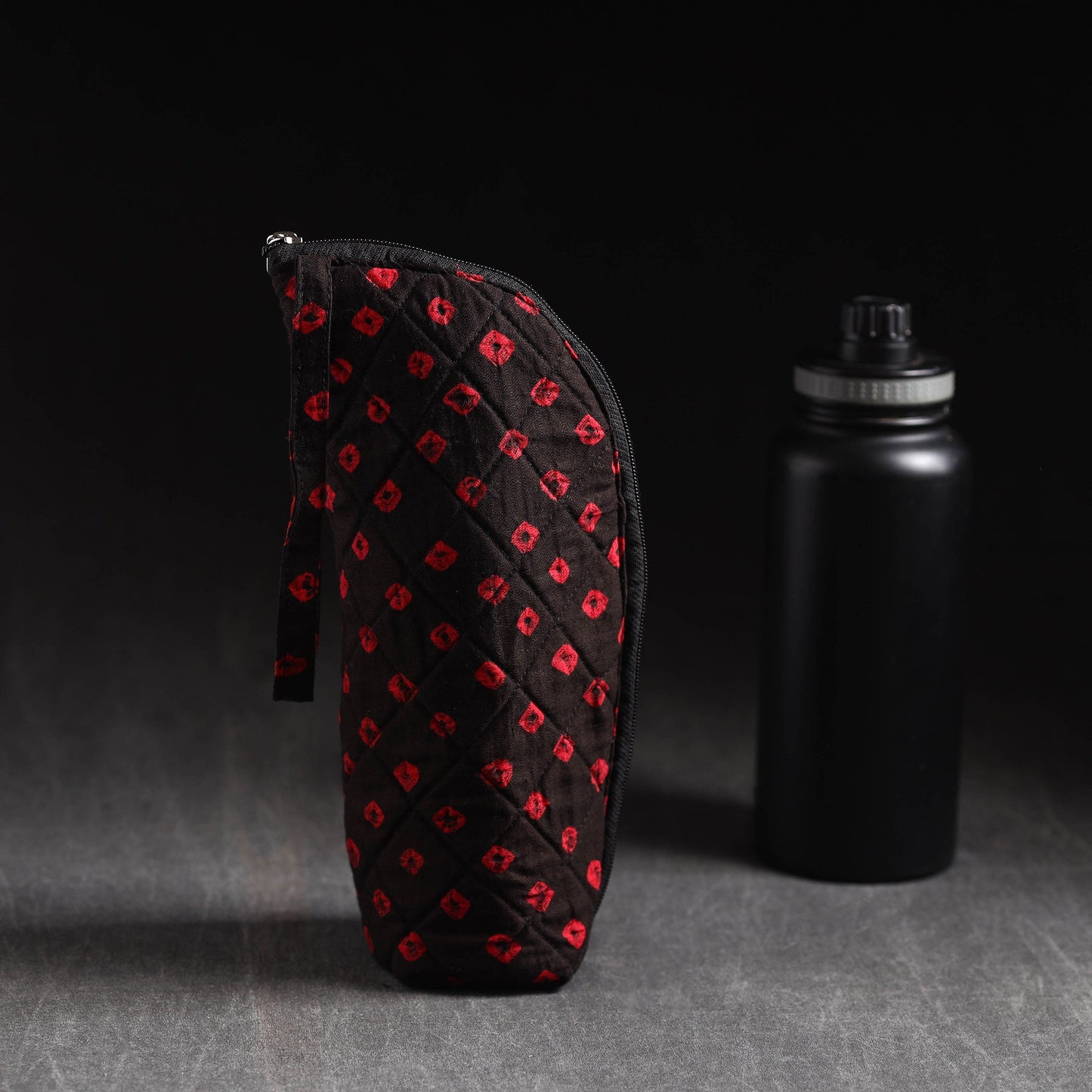 Multicolor Handmade Cotton 1L Water Bottle Cover