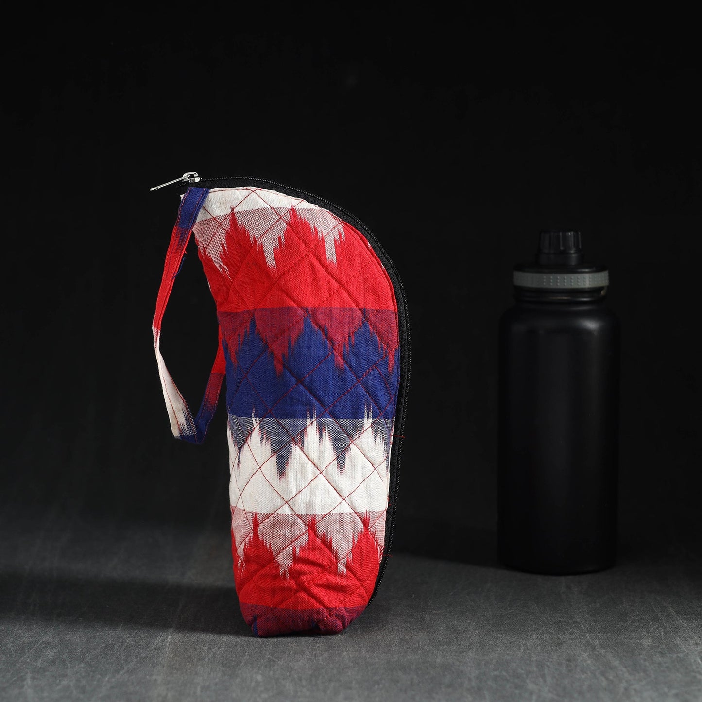 Multicolor Handmade Cotton 1L Water Bottle Cover