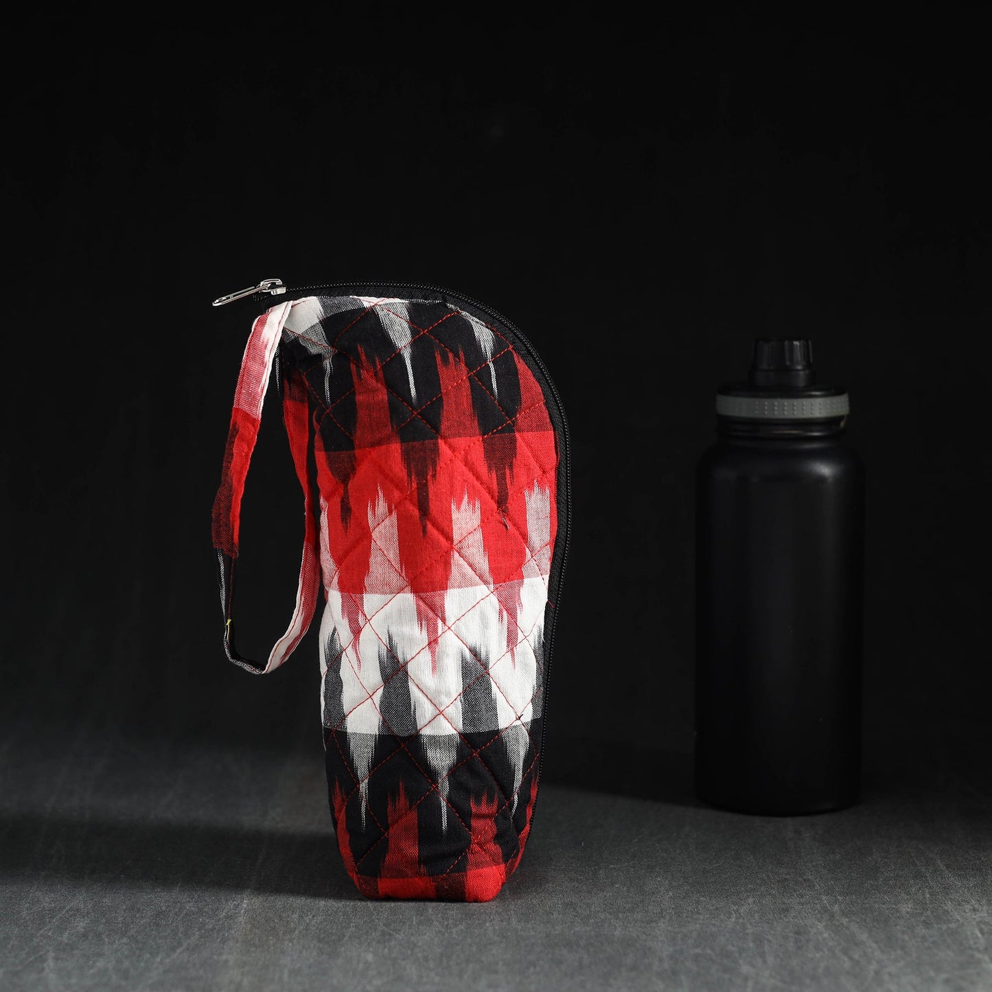 Multicolor Handmade Cotton 1L Water Bottle Cover