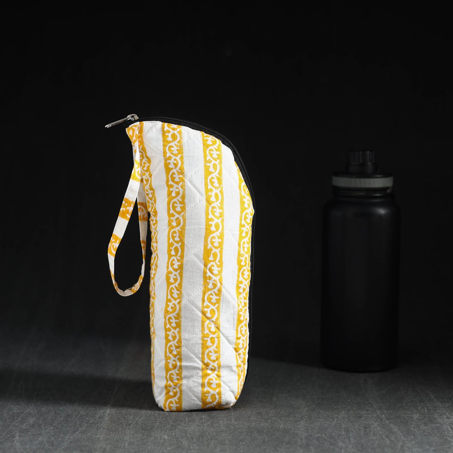 Multicolor Handmade Cotton 1L Water Bottle Cover