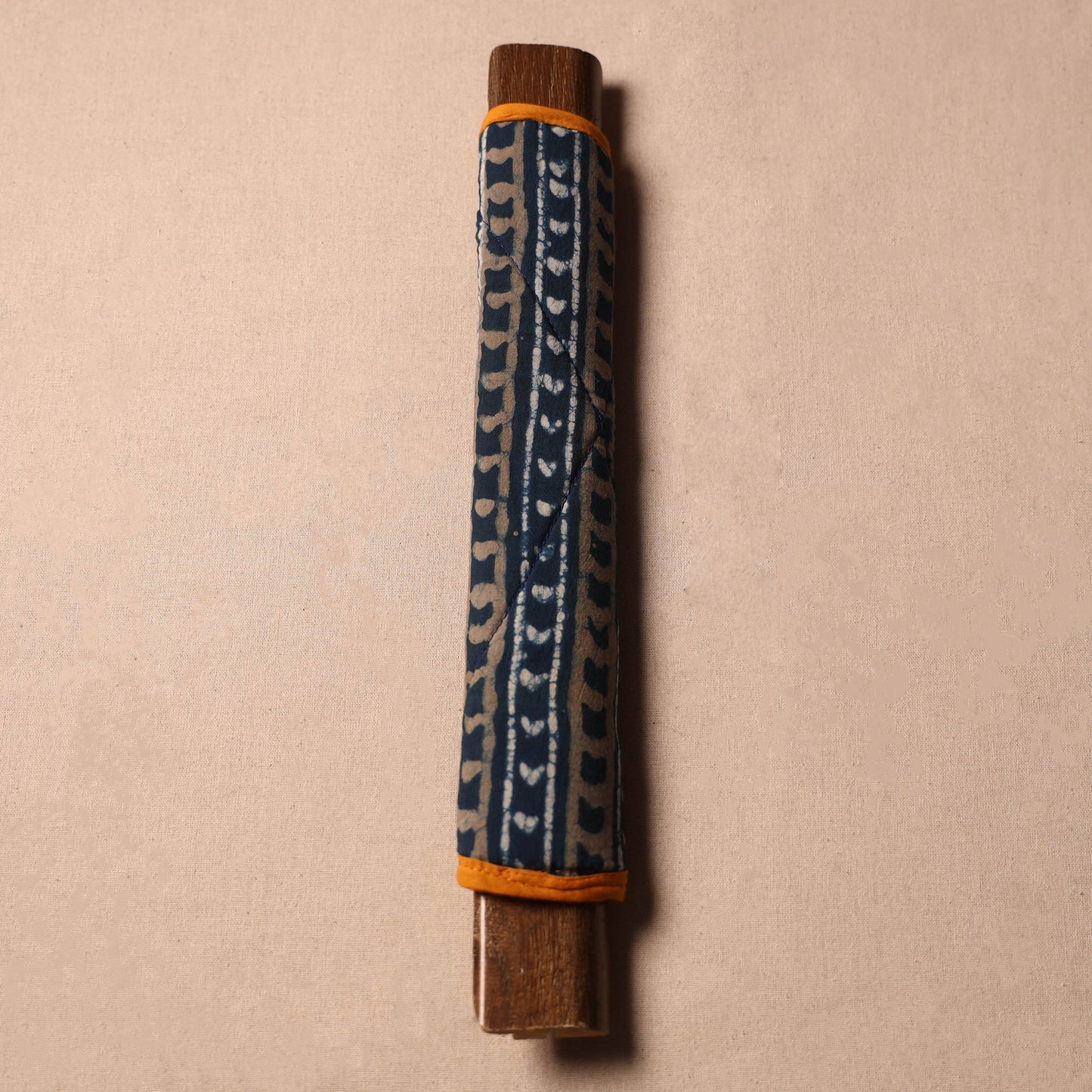 Buy Handmade Cotton Multicolor Fridge Handle Cover 53