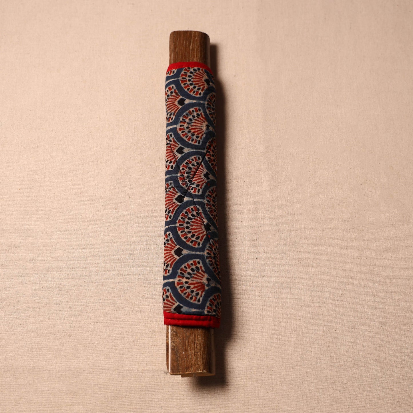 Buy Handmade Cotton Multicolor Fridge Handle Cover 85