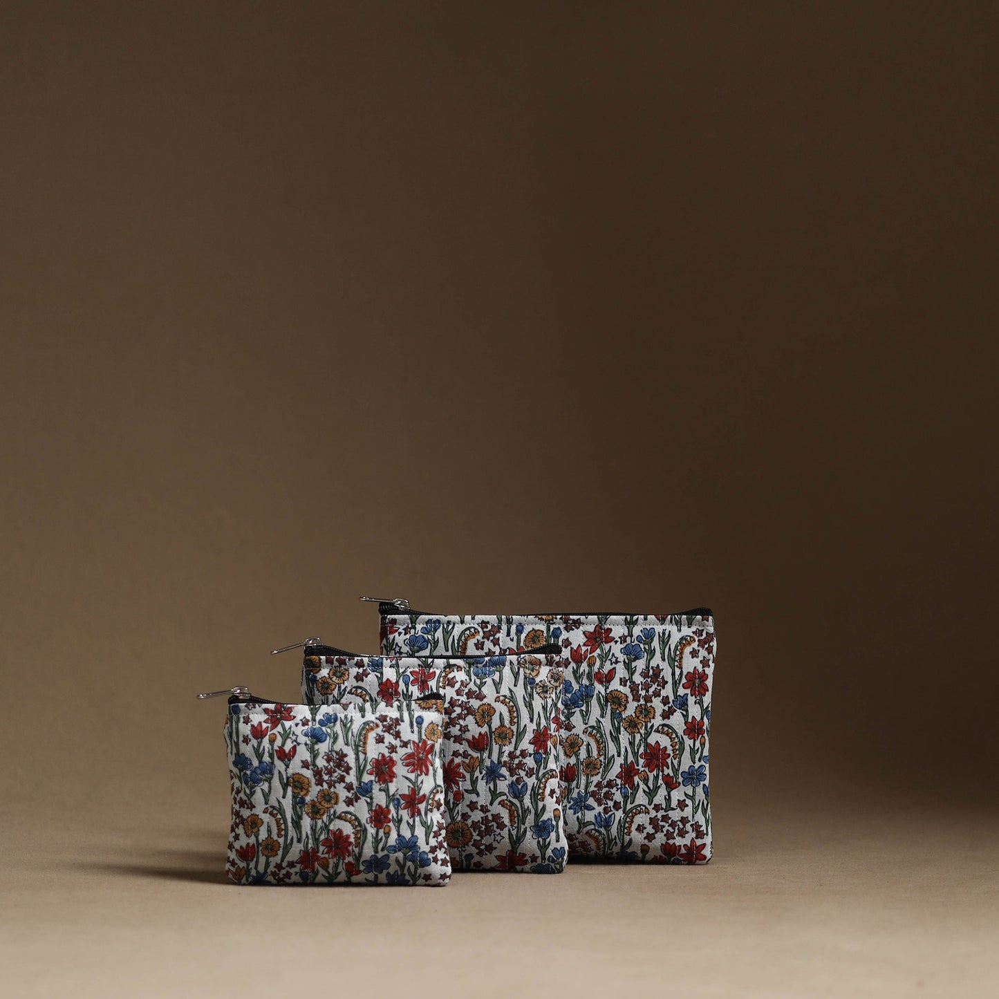 Multicolor - handmade cotton multipurpose utility pouches