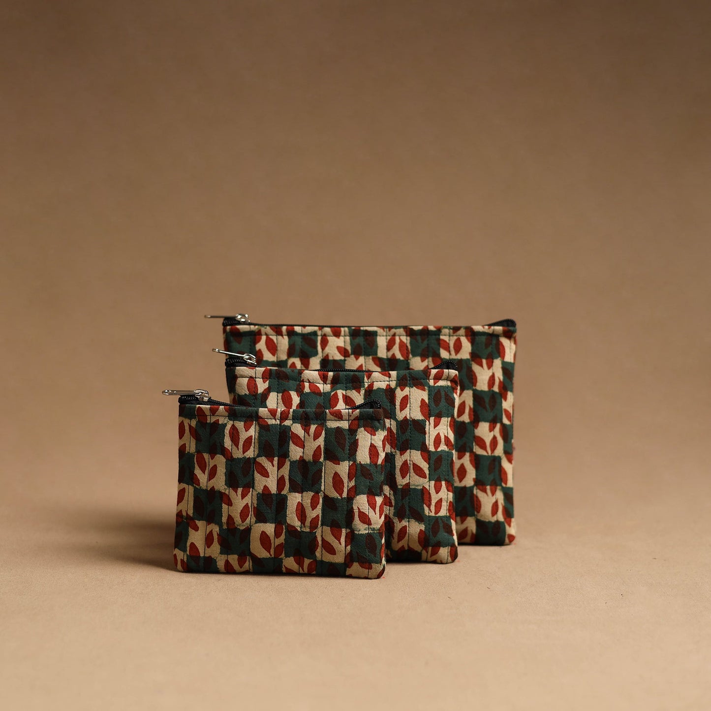 Multicolor - handmade cotton multipurpose utility pouches