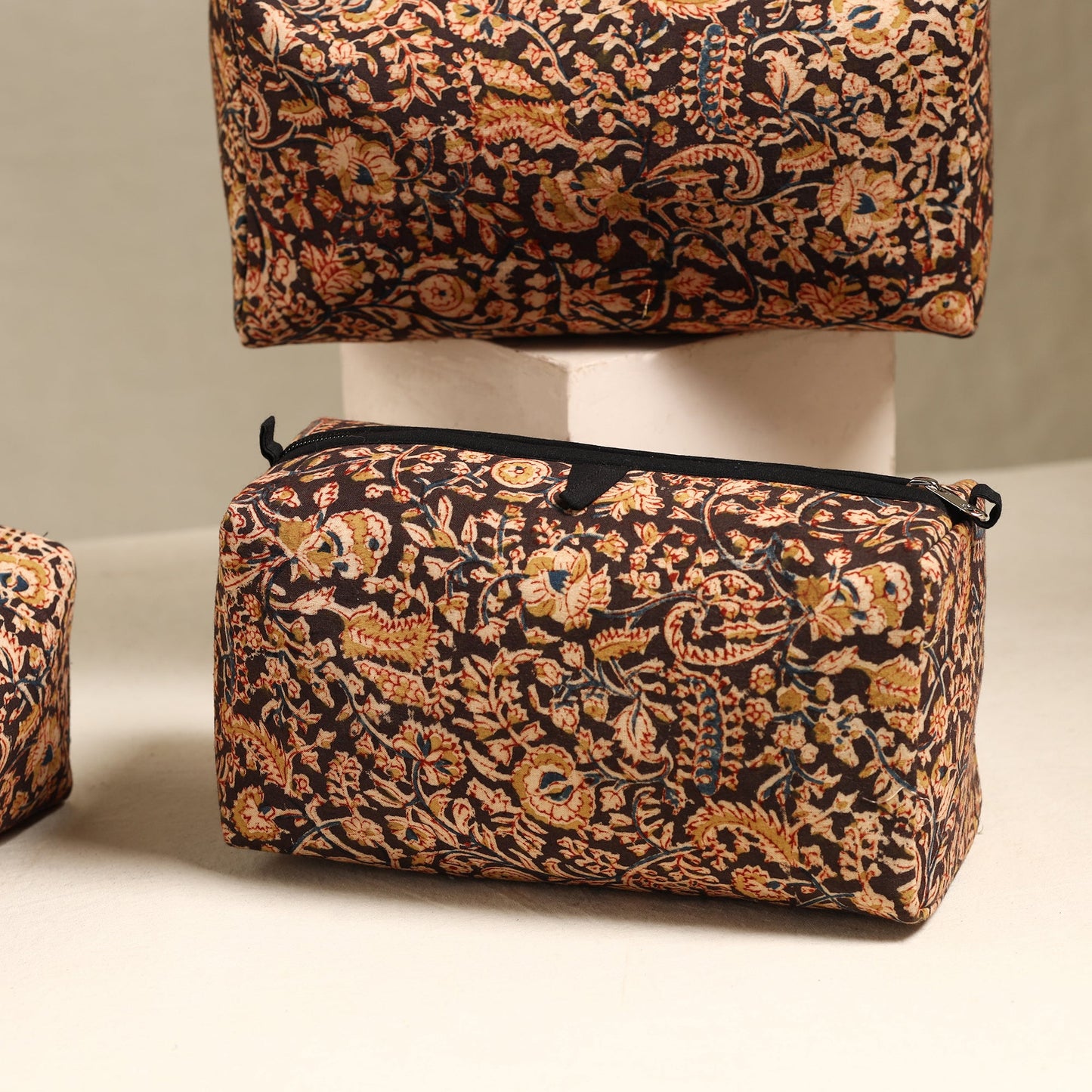Handmade Cotton Toiletry Bags (Set of 3) 109