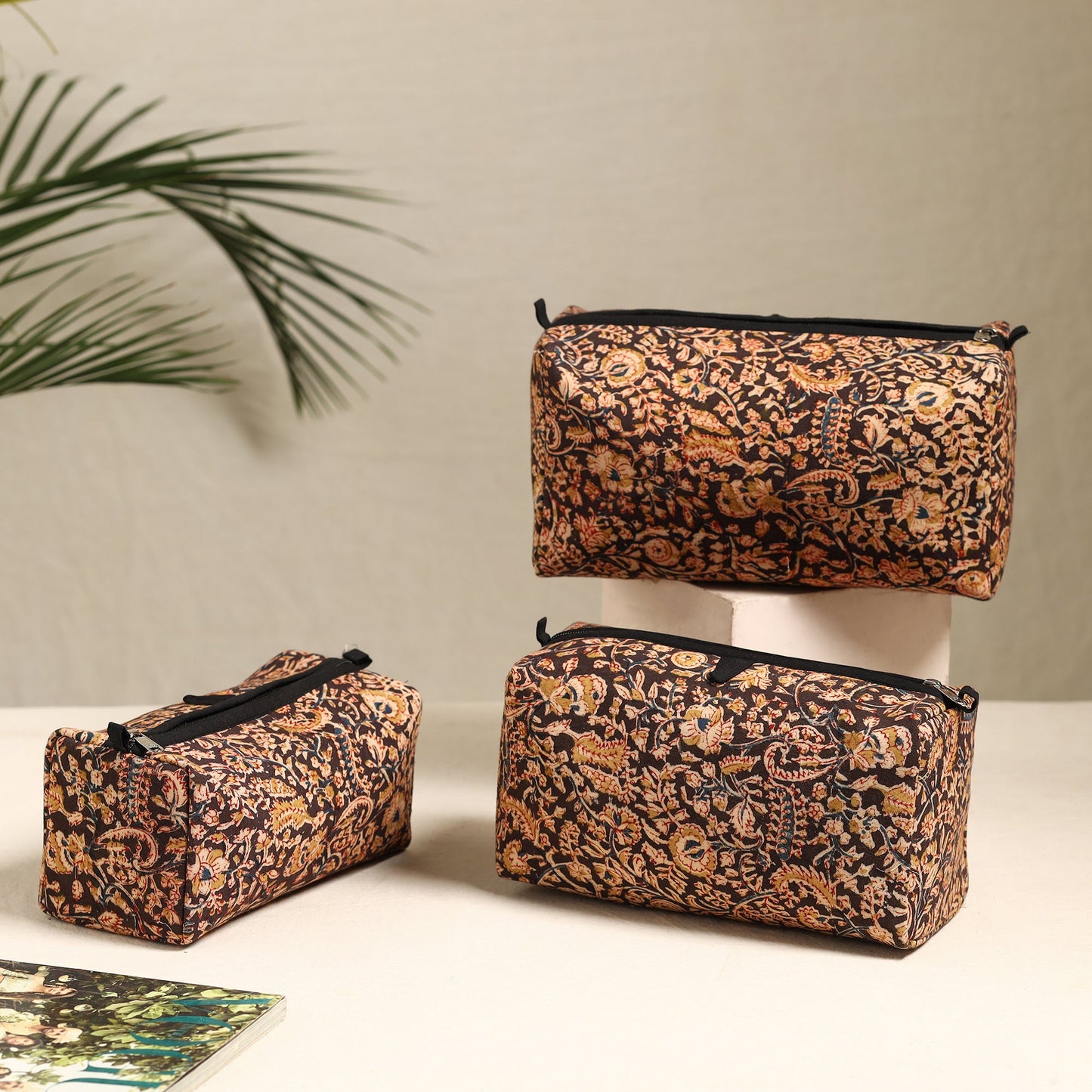 Handmade Cotton Toiletry Bags (Set of 3) 109