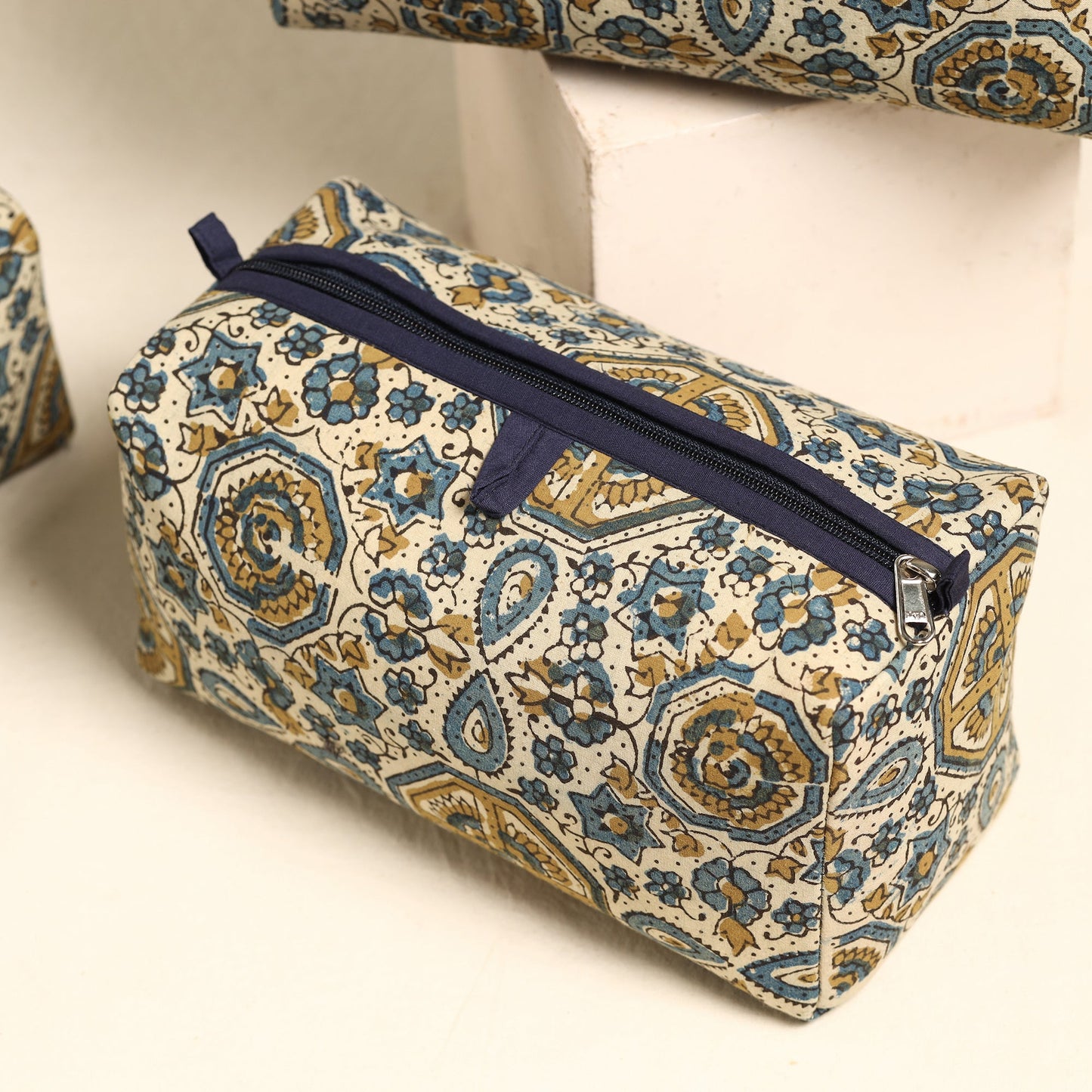 Handmade Cotton Toiletry Bags (Set of 3) 16