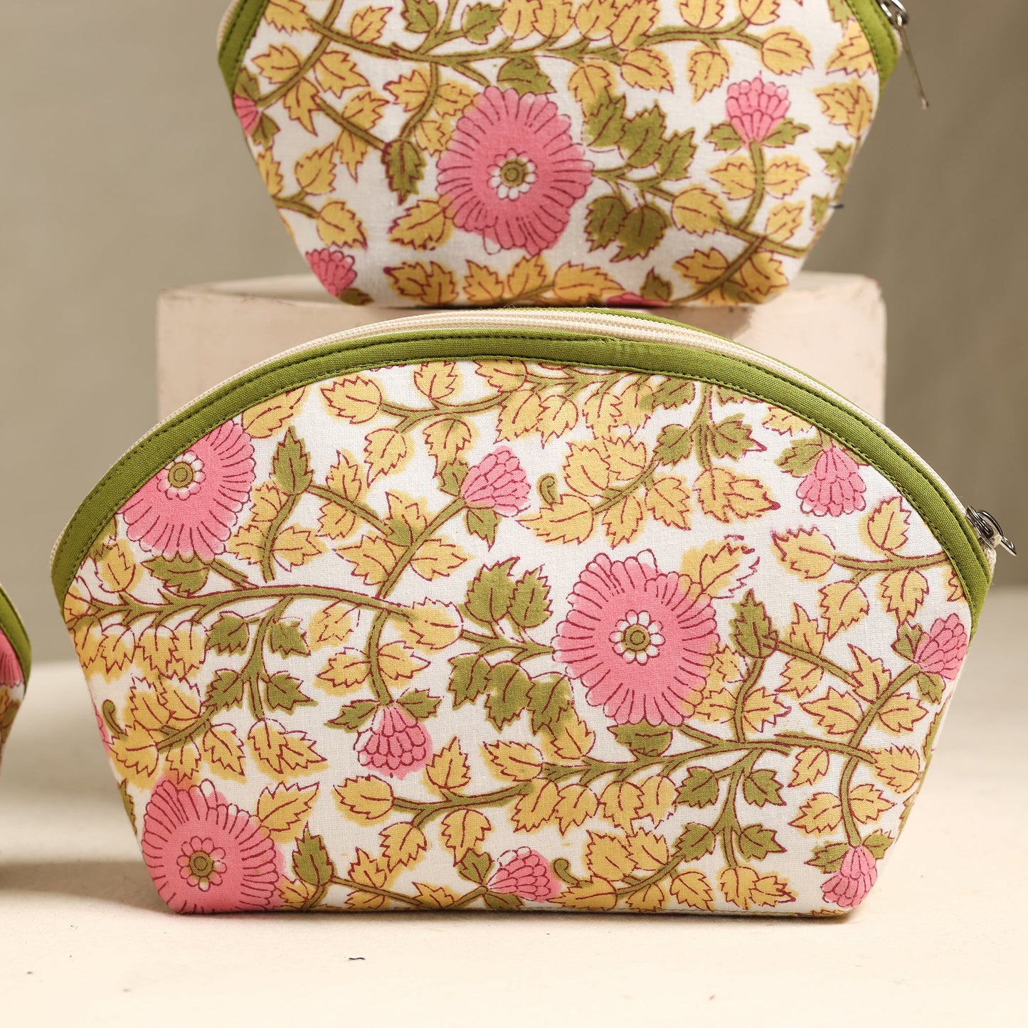 Handmade Cotton Toiletry Bags (Set of 3) 172