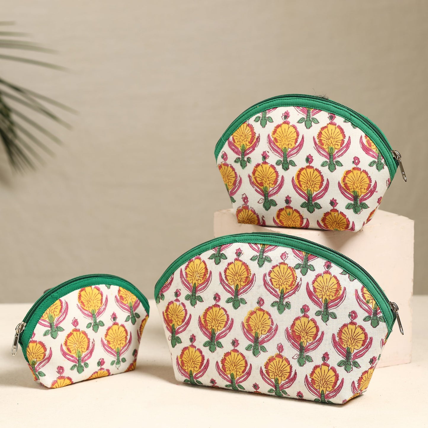 Handmade Cotton Toiletry Bags (Set of 3) 173