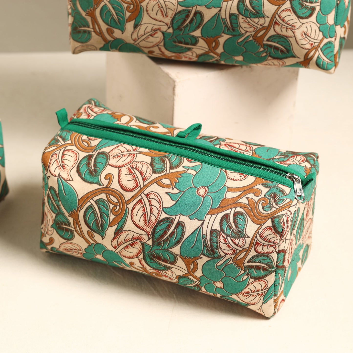 Handmade Cotton Toiletry Bags (Set of 3) 48