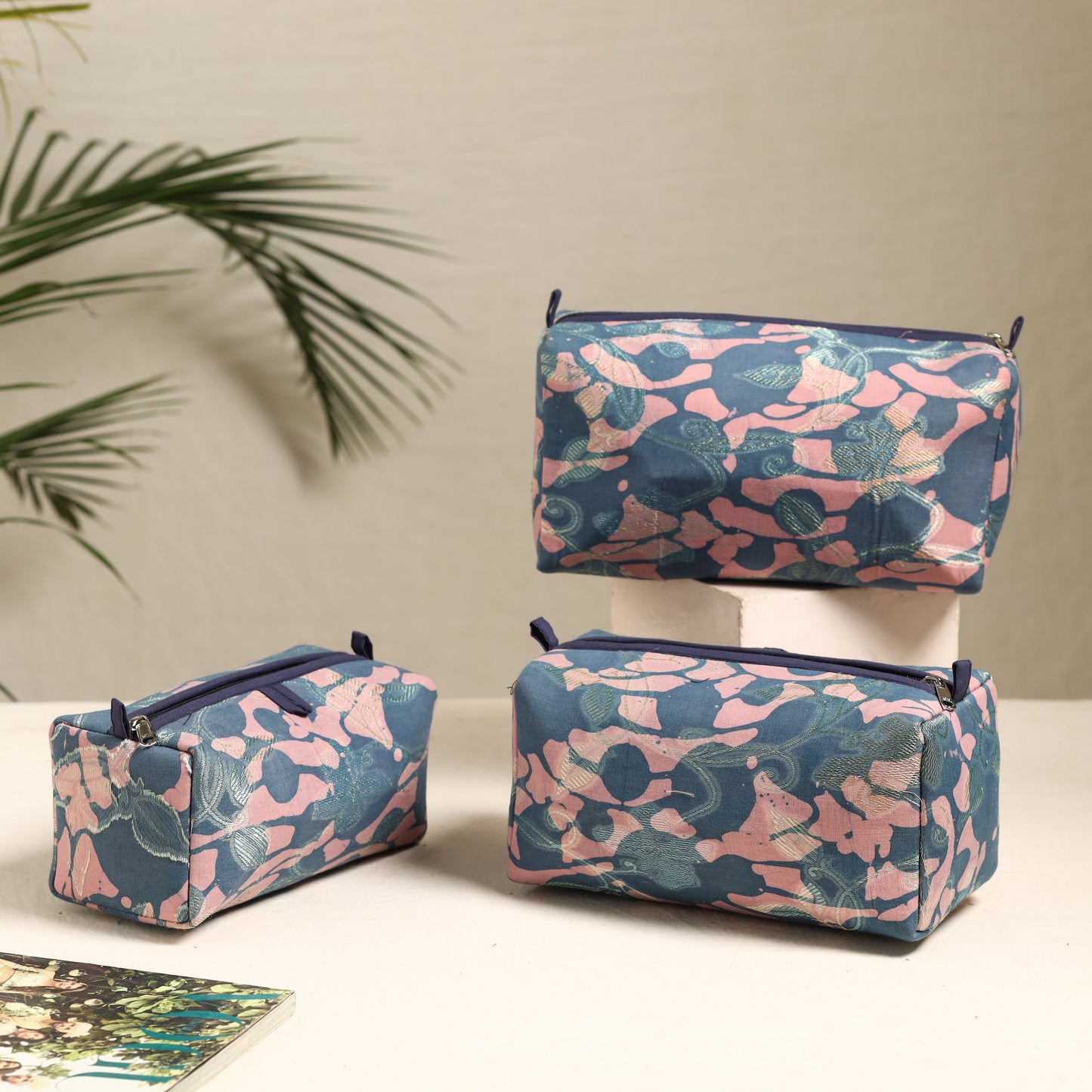 Handmade Cotton Toiletry Bags (Set of 3) 92