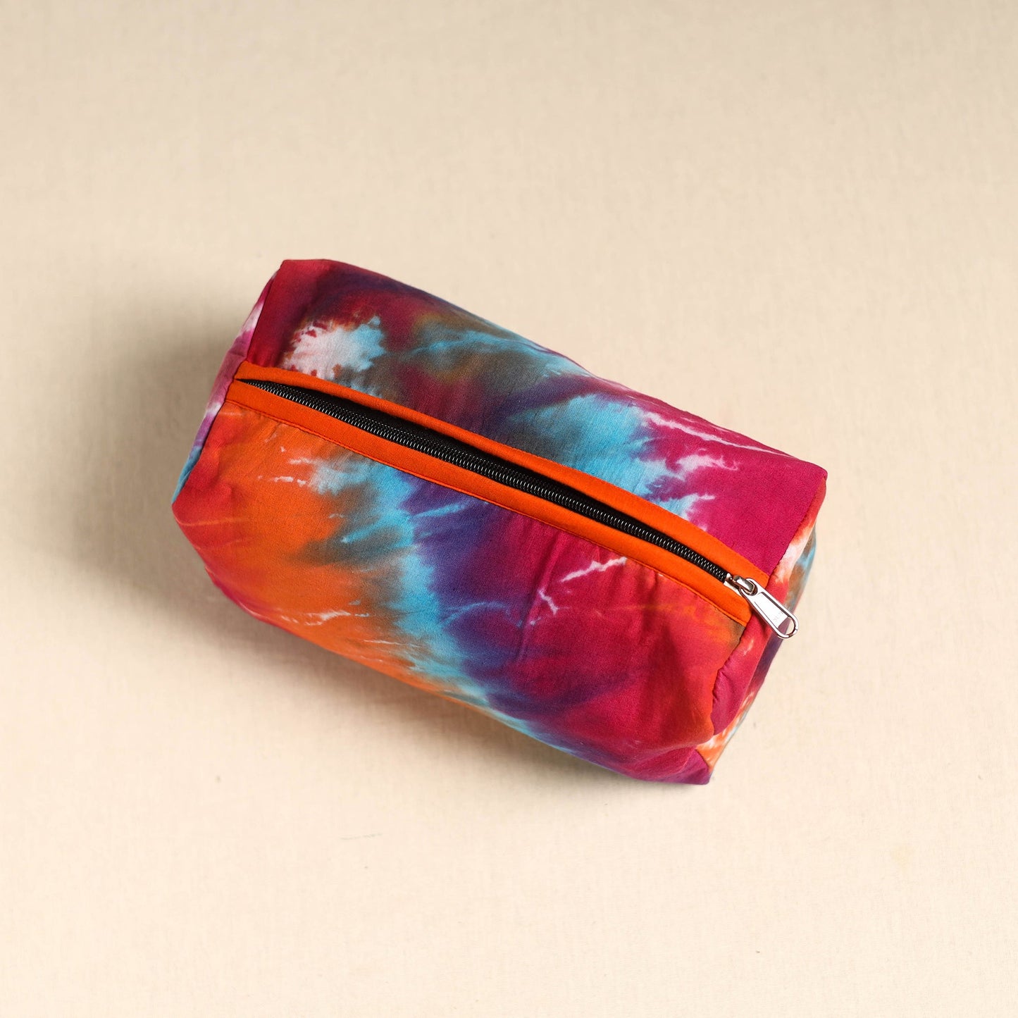 Multicolor Handmade Cotton Toiletry Pouch