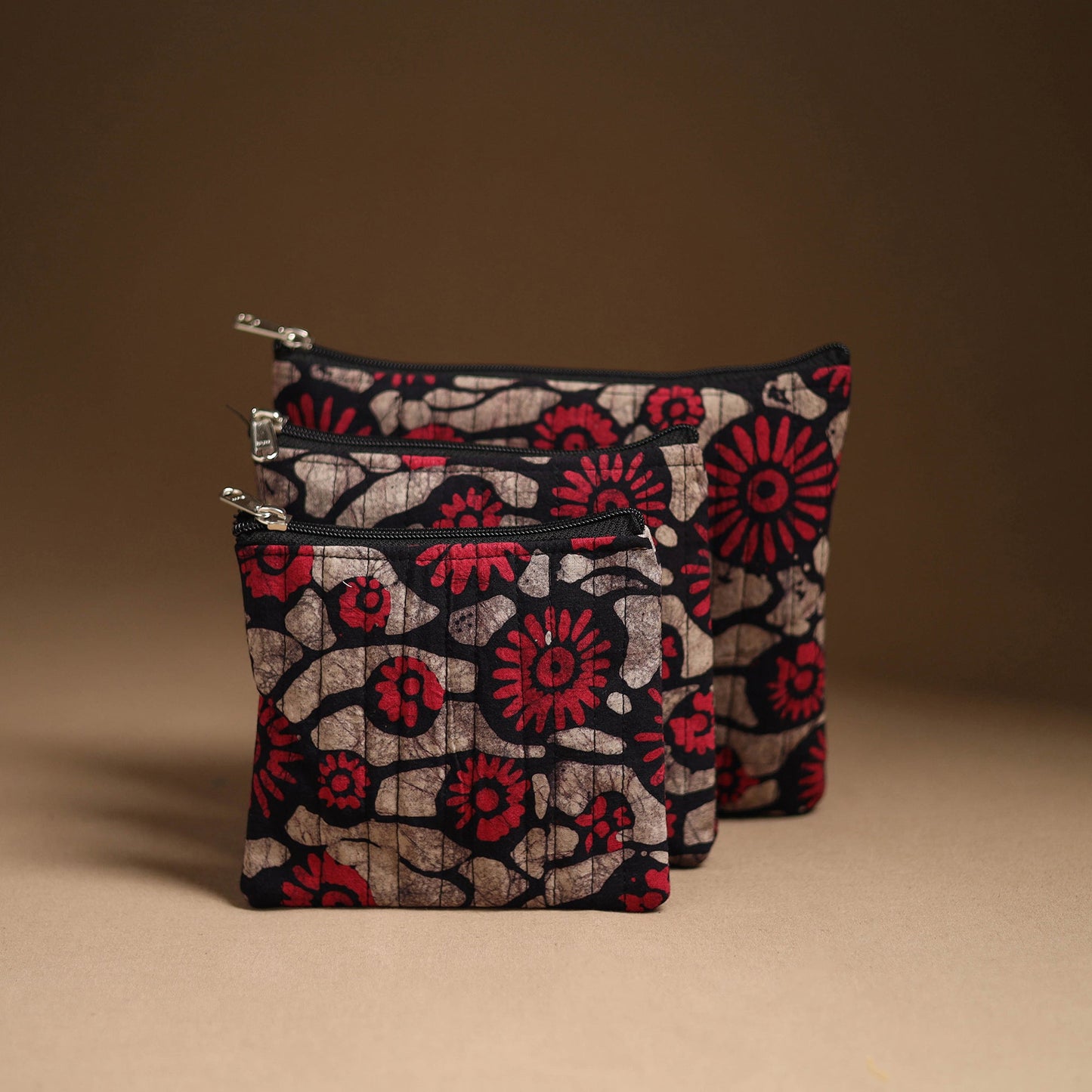 Handcrafted Multipurpose Cotton Utility Pouch Set