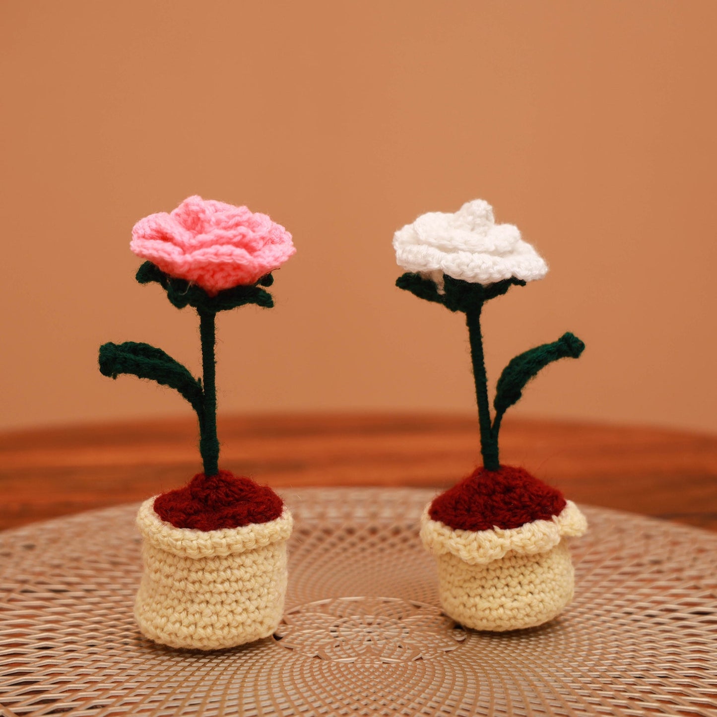 Handmade crochet flower pots (set of 2) 18 - handcrafted