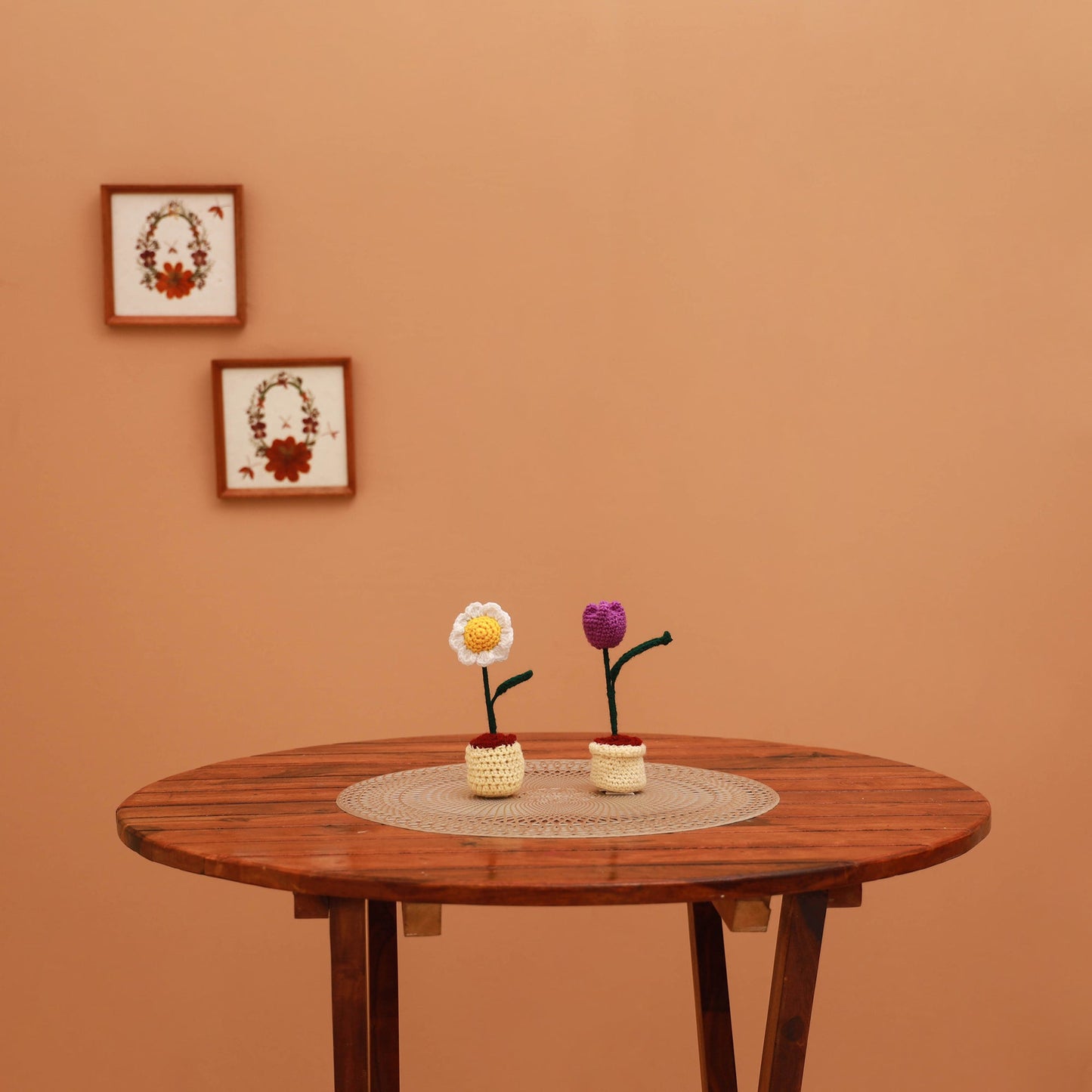 Handmade crochet flower pots (set of 2) 23 - handcrafted