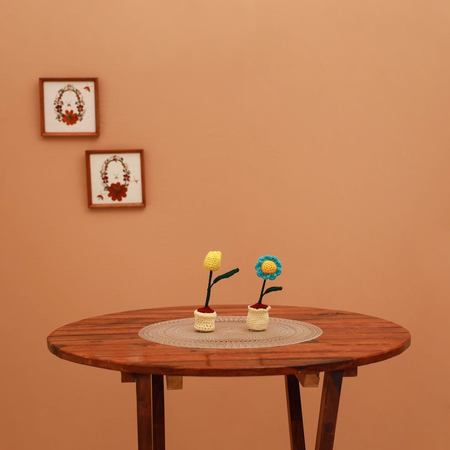 Handmade crochet flower pots (set of 2) 24 - handcrafted