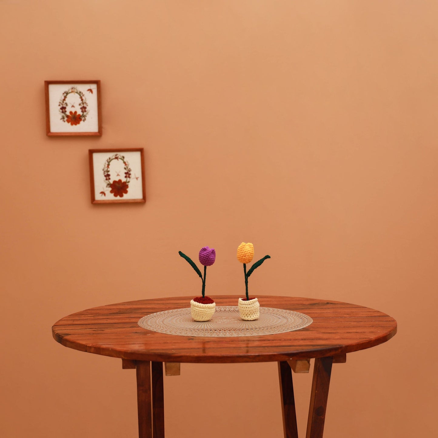 Handmade crochet flower pots (set of 2) 27 - handcrafted