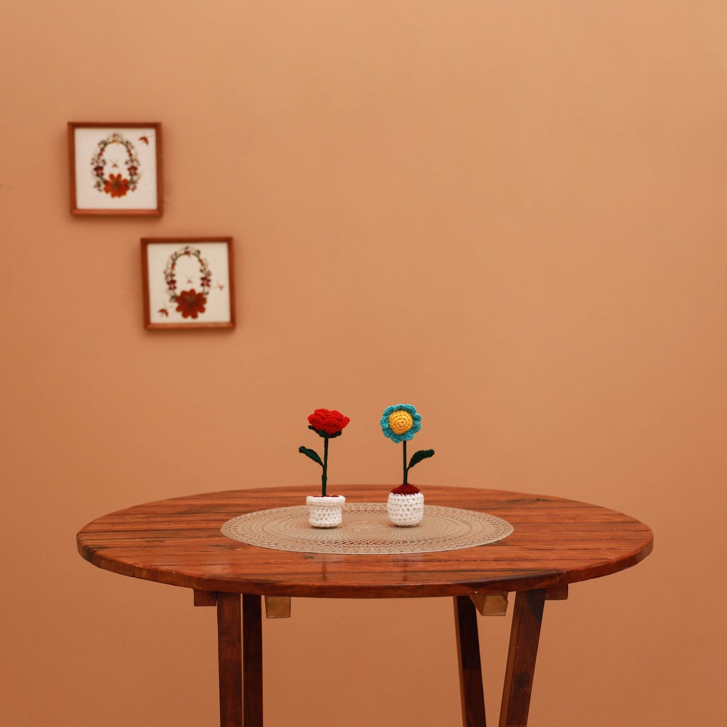 Handmade crochet flower pots (set of 2) 28 - handcrafted