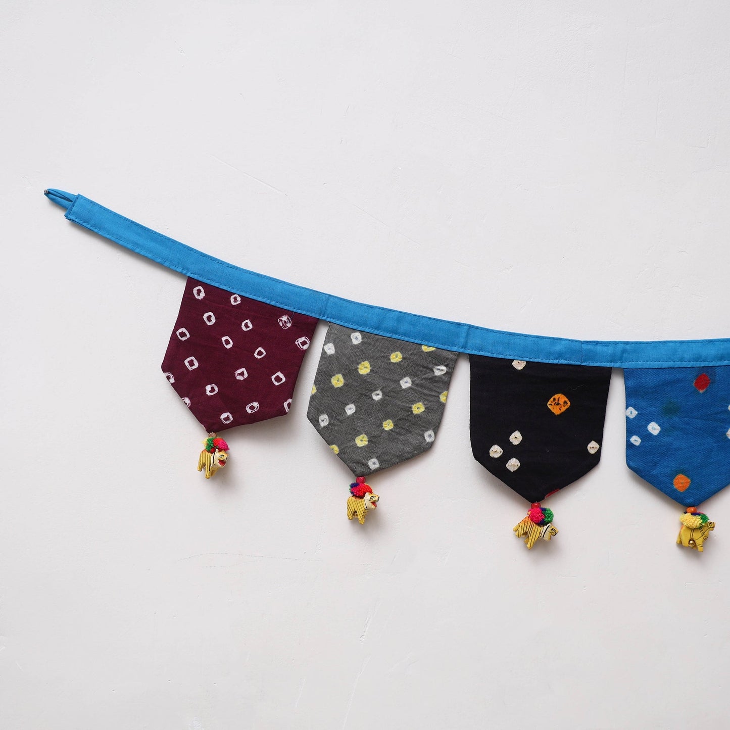 Handmade fabric toran for home decor 01 - handcrafted