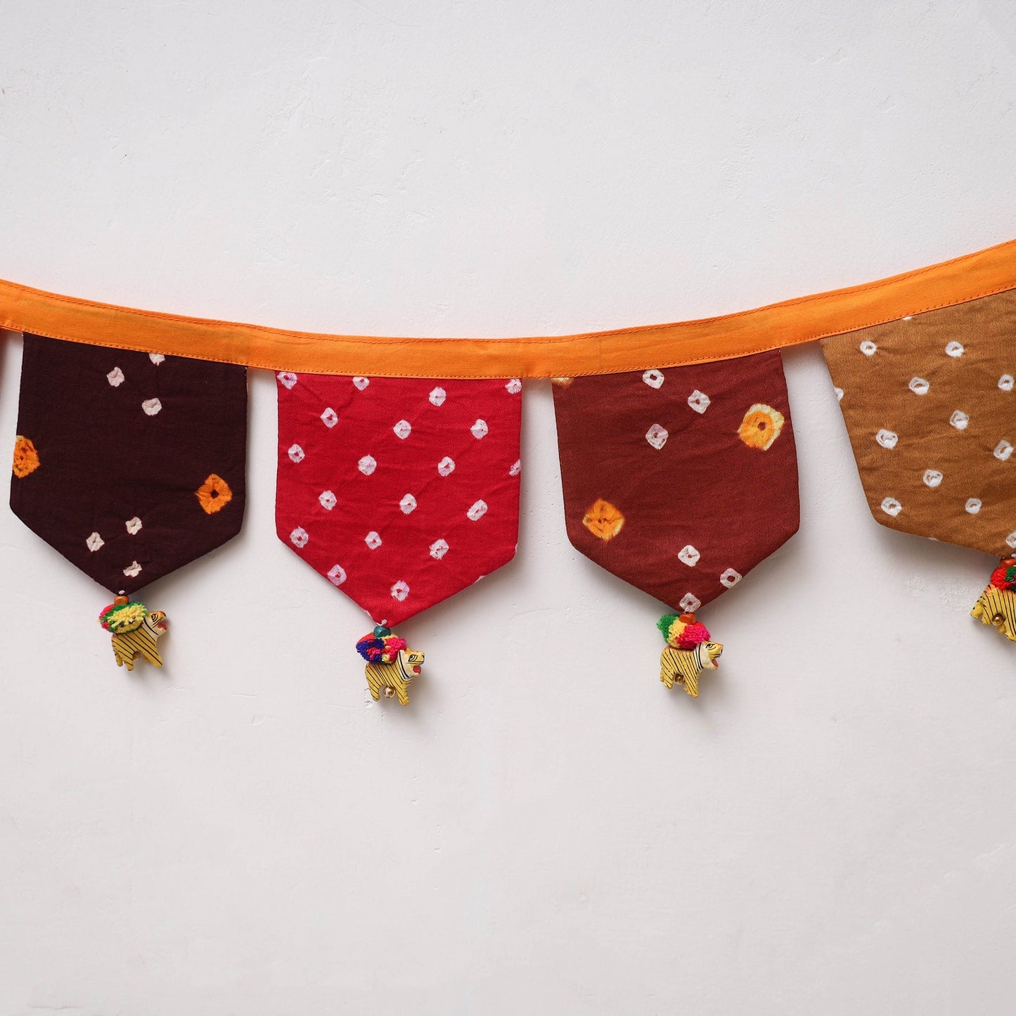Handmade fabric toran for home decor 02 - handcrafted