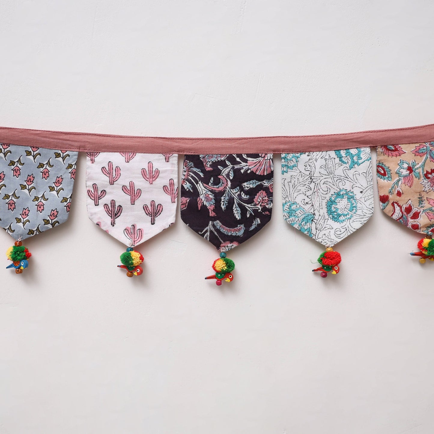 Handmade fabric toran for home decor 25 - handcrafted