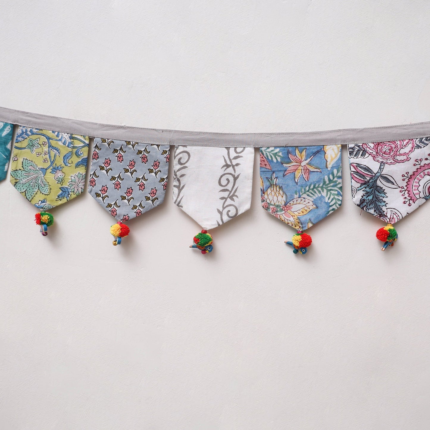 Handmade fabric toran for home decor 30 - handcrafted