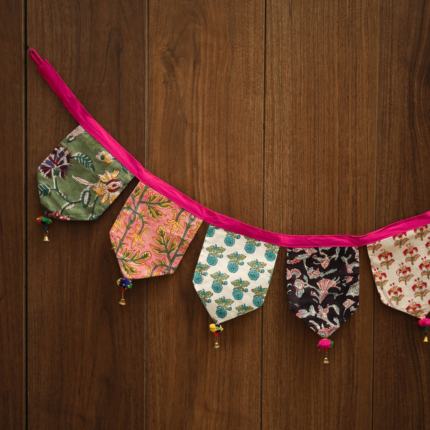 Multicolor - handmade fabric toran for home decor 87