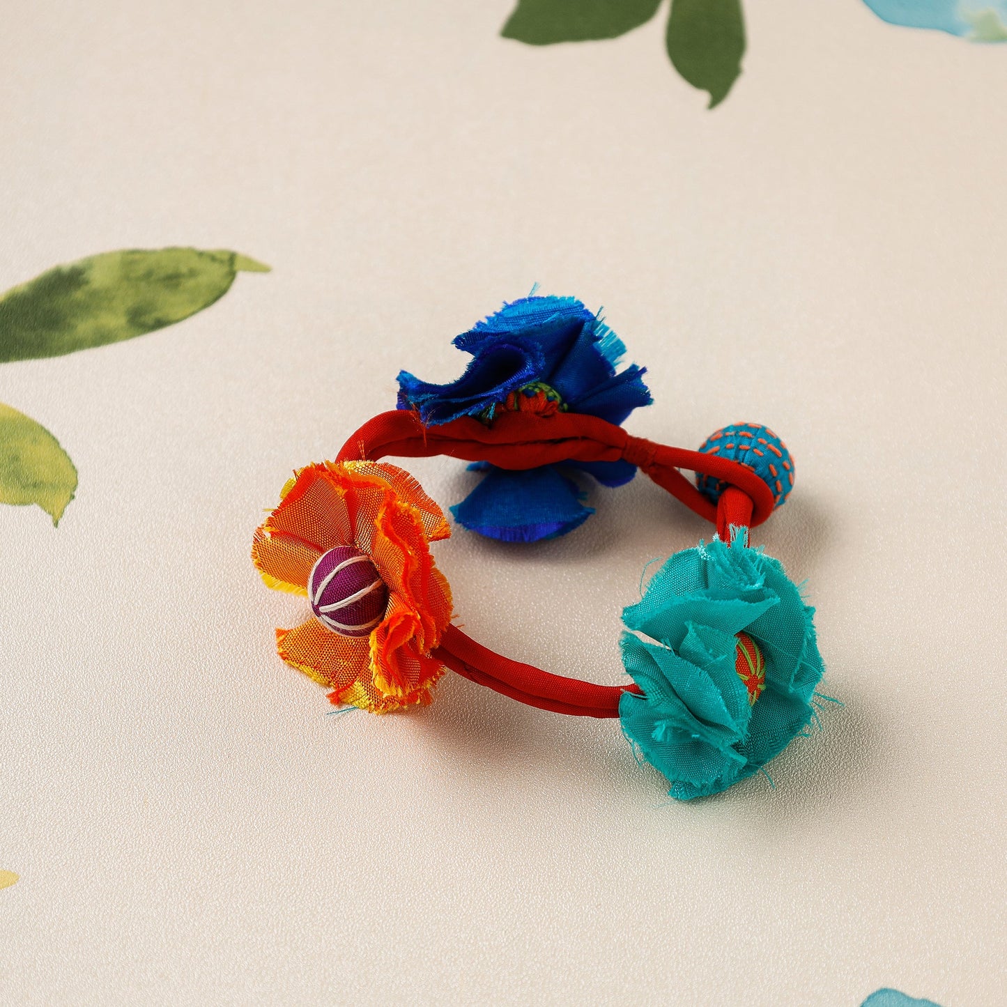 Buy Handmade Flower Anklet by Jugaad Online at iTokri.com